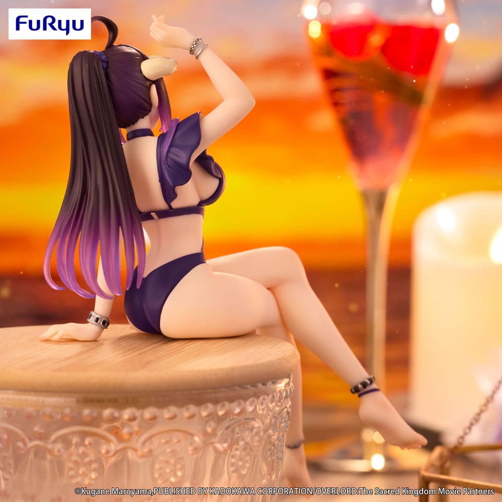 Overlord Noodle Stopper PVC Statue Albedo Swimsuit Dark Purple Color Ver. 16 cm Prizefiguren Yokina