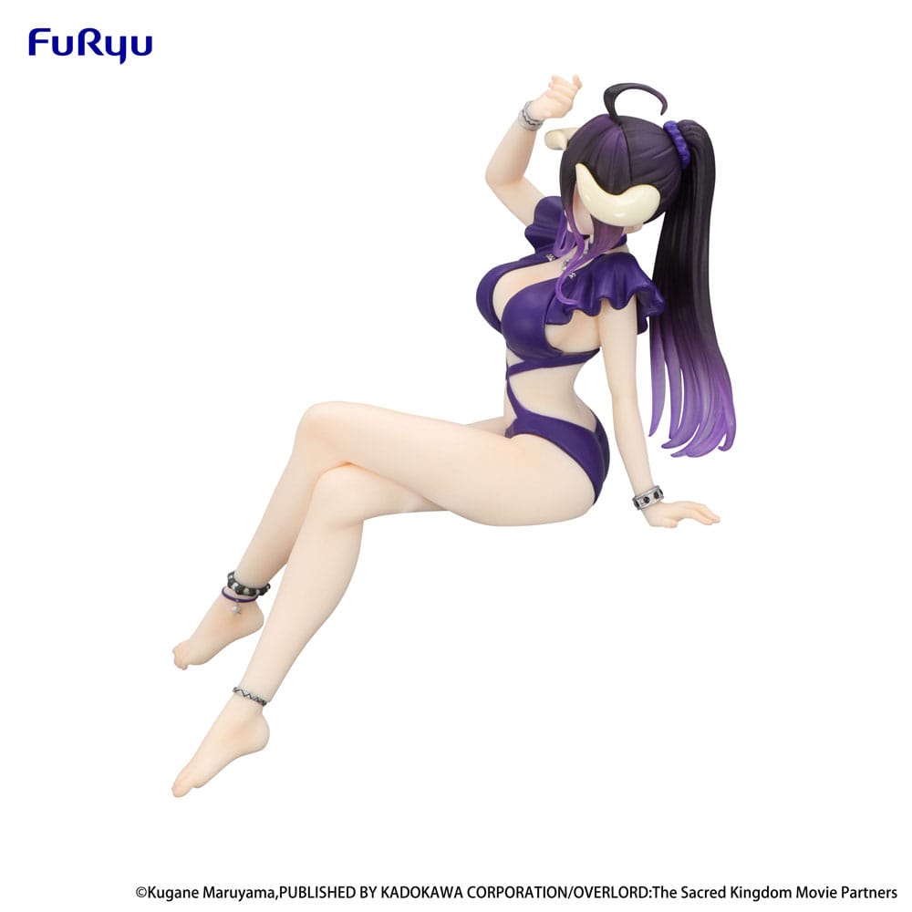 Overlord Noodle Stopper PVC Statue Albedo Swimsuit Dark Purple Color Ver. 16 cm Prizefiguren Yokina