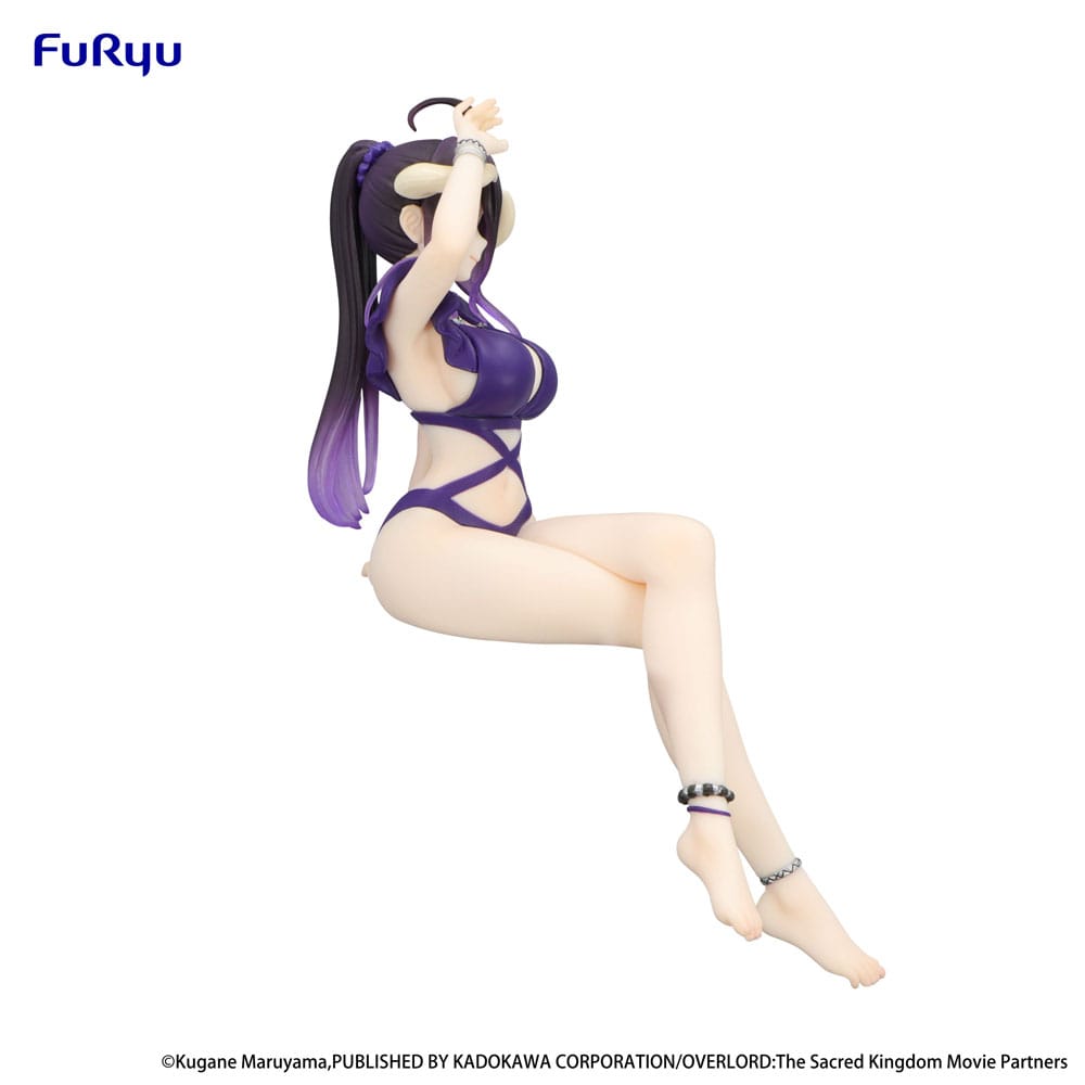 Overlord Noodle Stopper PVC Statue Albedo Swimsuit Dark Purple Color Ver. 16 cm Prizefiguren Yokina
