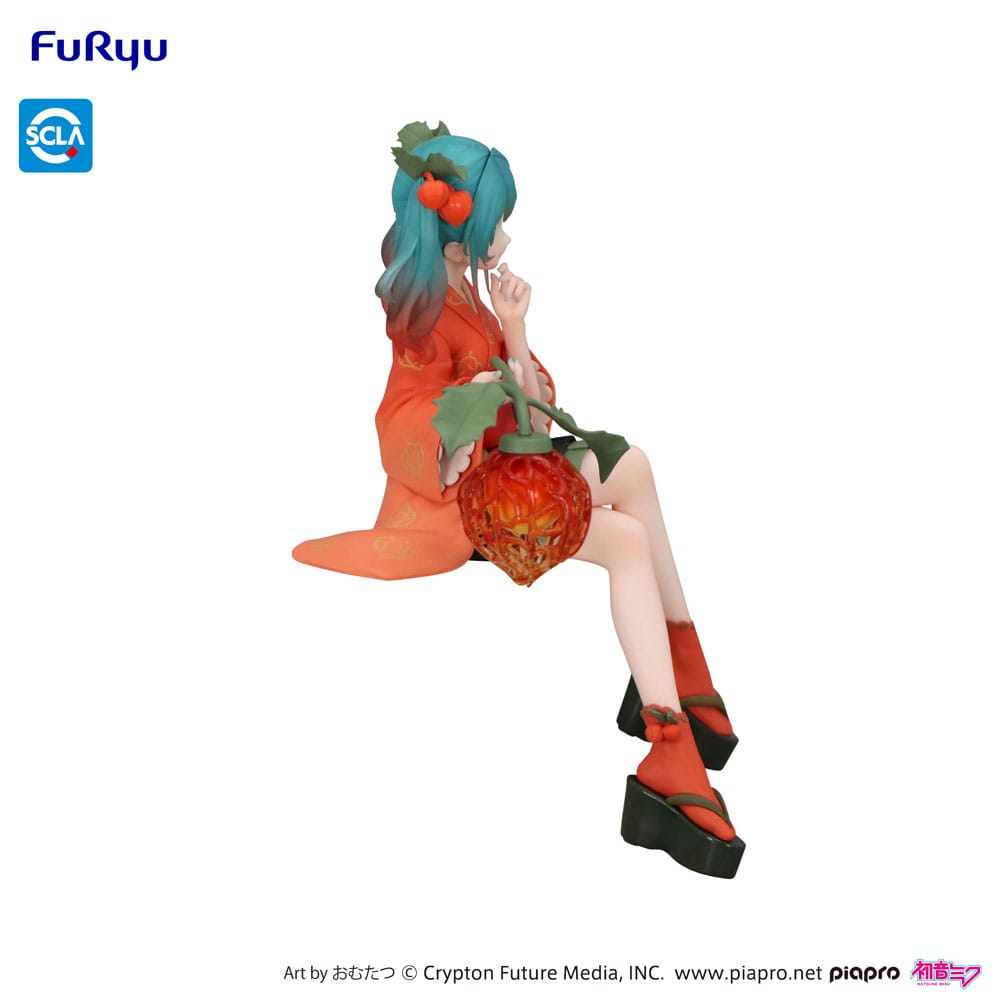 Hatsune Miku Noodle Stopper PVC Statue Flower Fairy Winter Cherry 15 cm Prizefiguren Yokina