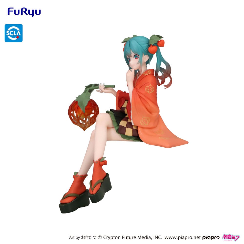 Hatsune Miku Noodle Stopper PVC Statue Flower Fairy Winter Cherry 15 cm Prizefiguren Yokina