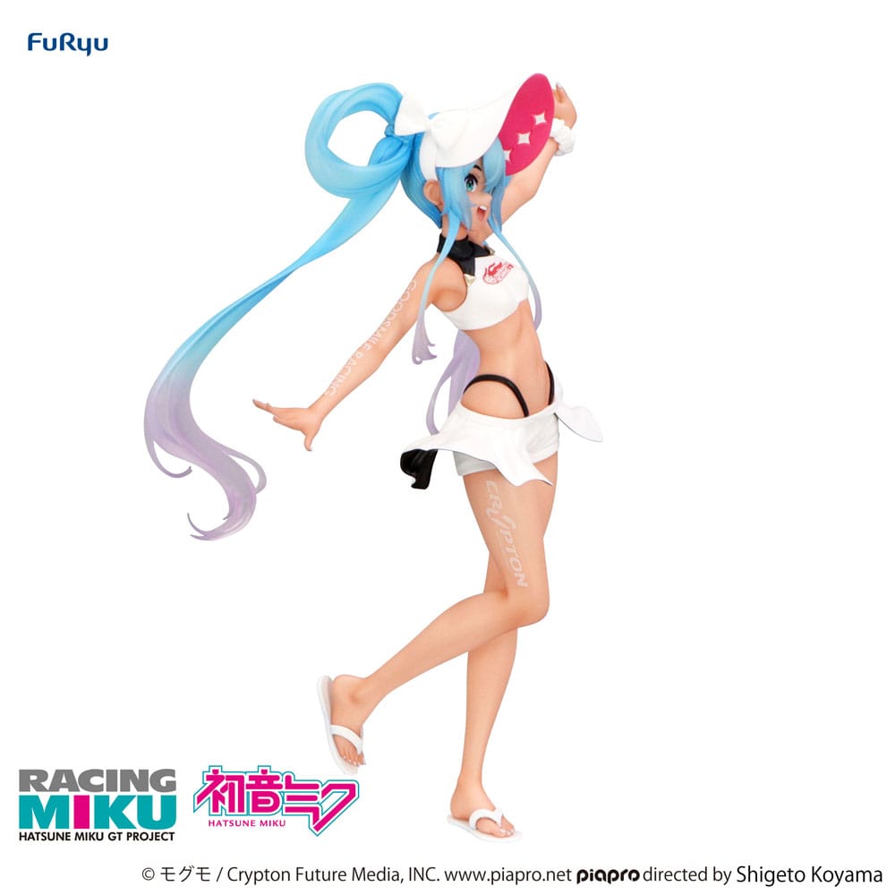 Hatsune Miku GT Project Trio-Try-iT PVC Statue Racing Miku 2024 Summer Holiday Ver. 21 cm Prizefiguren Yokina