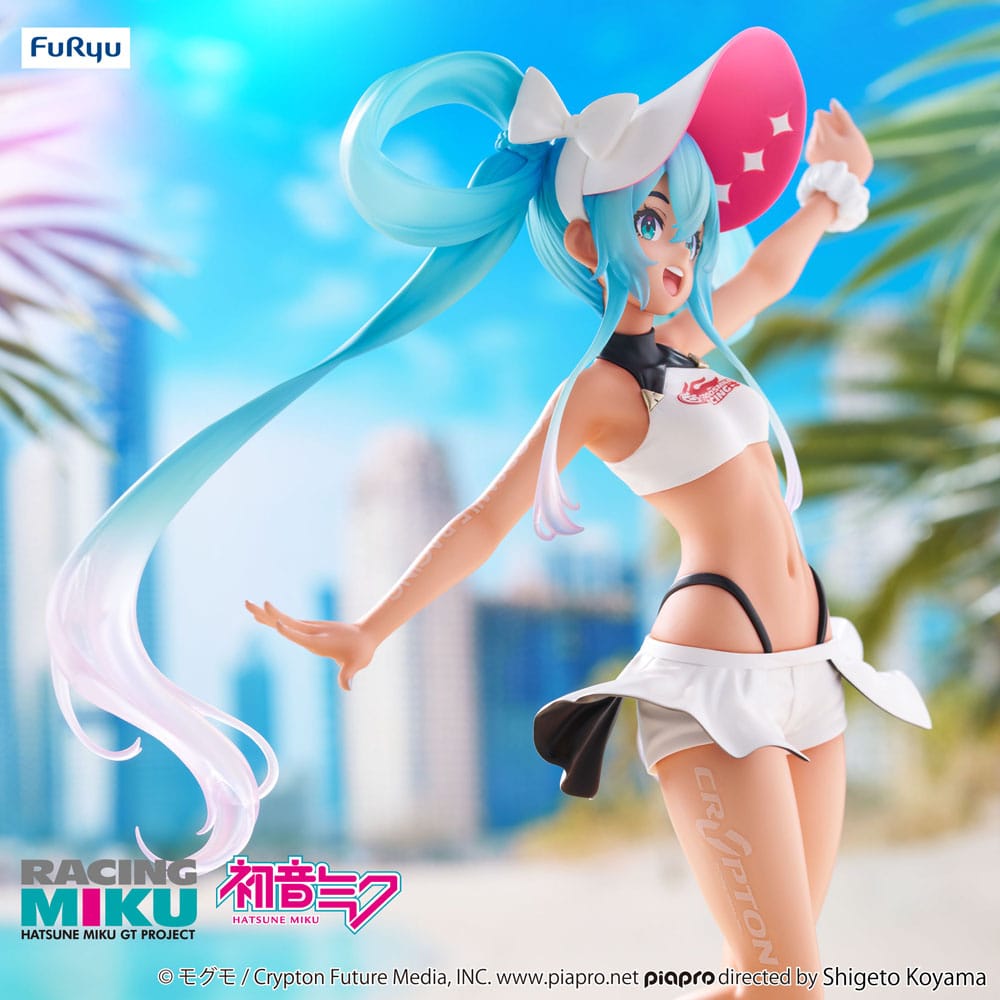 Hatsune Miku GT Project Trio-Try-iT PVC Statue Racing Miku 2024 Summer Holiday Ver. 21 cm Prizefiguren Yokina