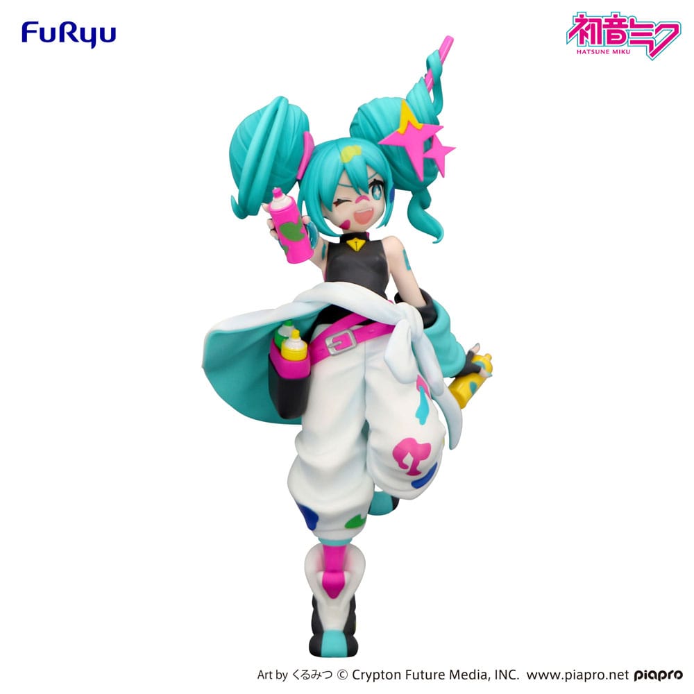 Hatsune Miku Trio-Try-iT PVC Statue Miku Paint Girl 19 cm Prizefiguren Yokina