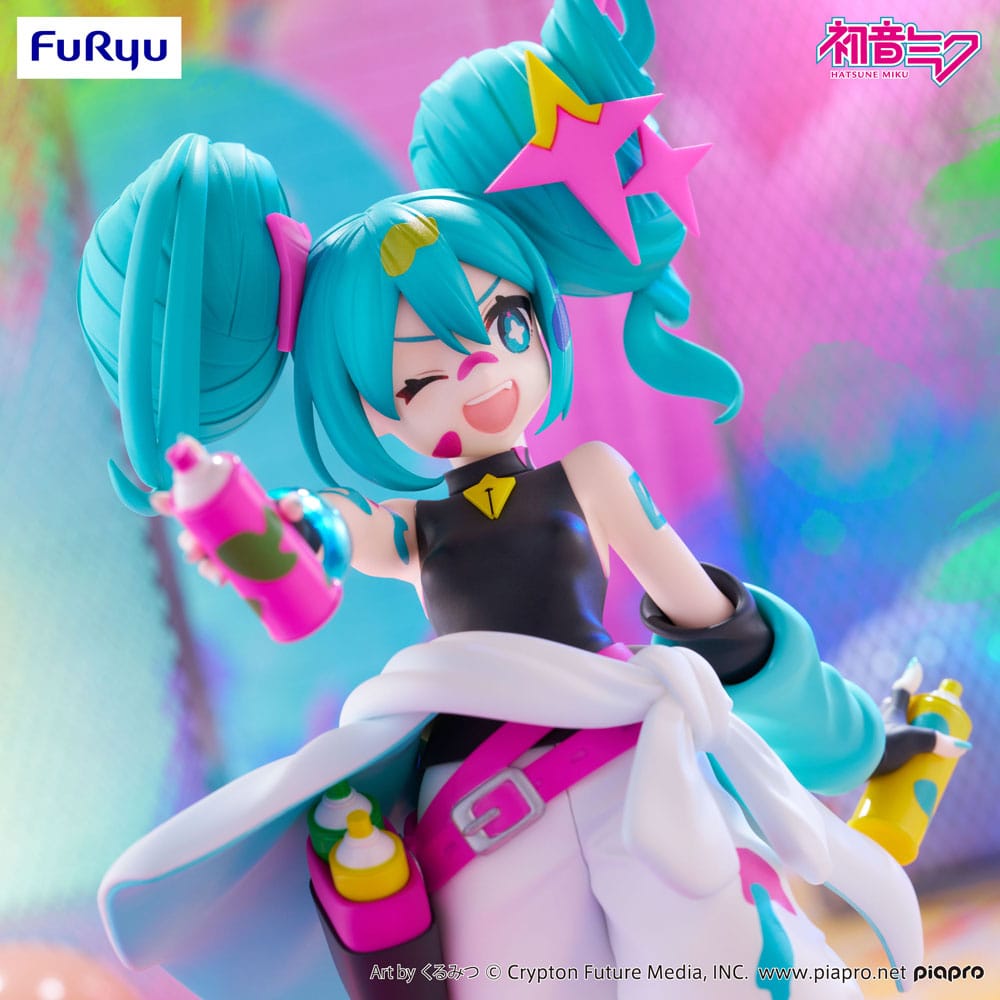 Hatsune Miku Trio-Try-iT PVC Statue Miku Paint Girl 19 cm Prizefiguren Yokina