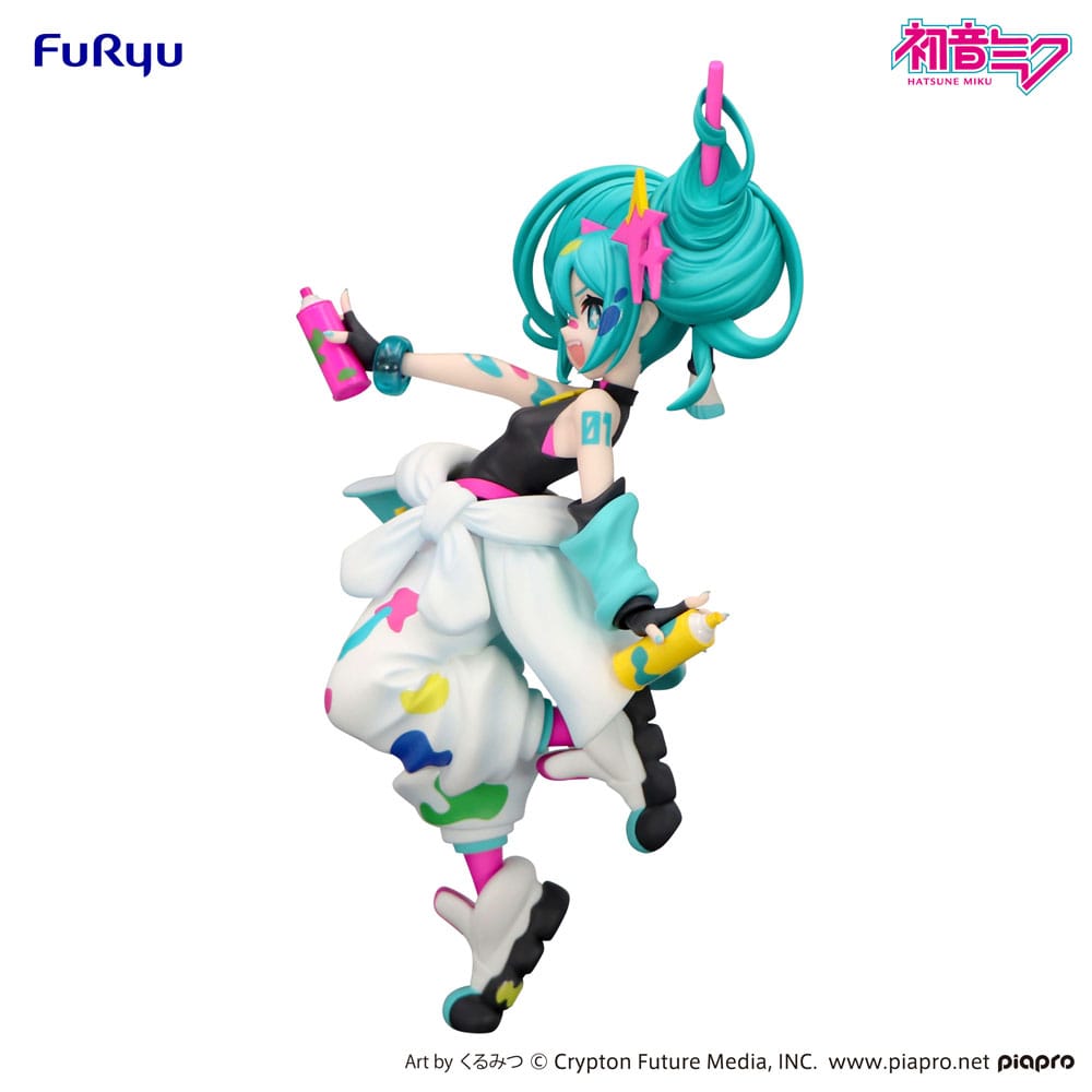 Hatsune Miku Trio-Try-iT PVC Statue Miku Paint Girl 19 cm Prizefiguren Yokina
