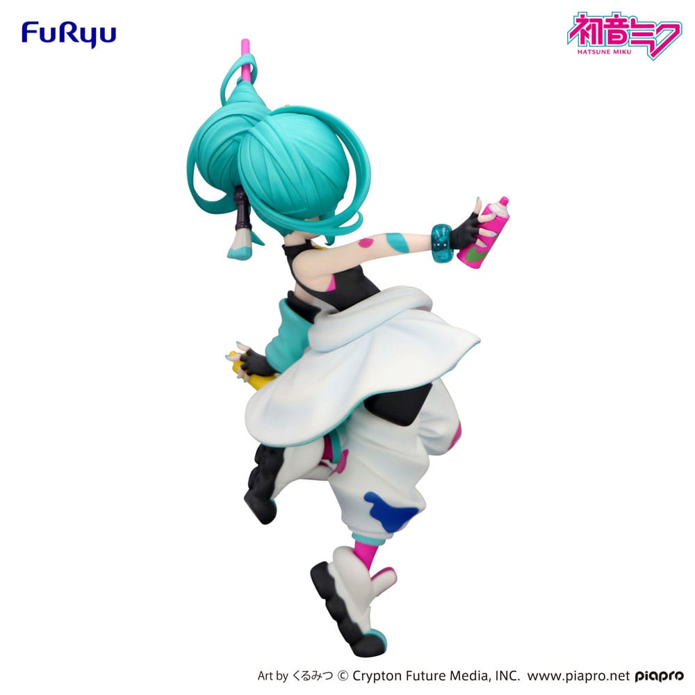 Hatsune Miku Trio-Try-iT PVC Statue Miku Paint Girl 19 cm Prizefiguren Yokina