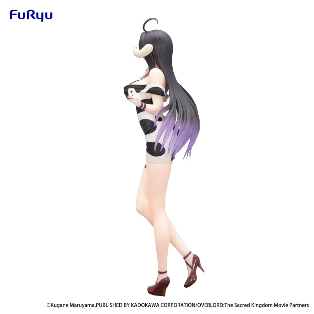 Overlord Trio-Try-iT PVC Statue Albedo Mini Dress Cow Pattern Ver. 21 cm Prizefiguren Yokina