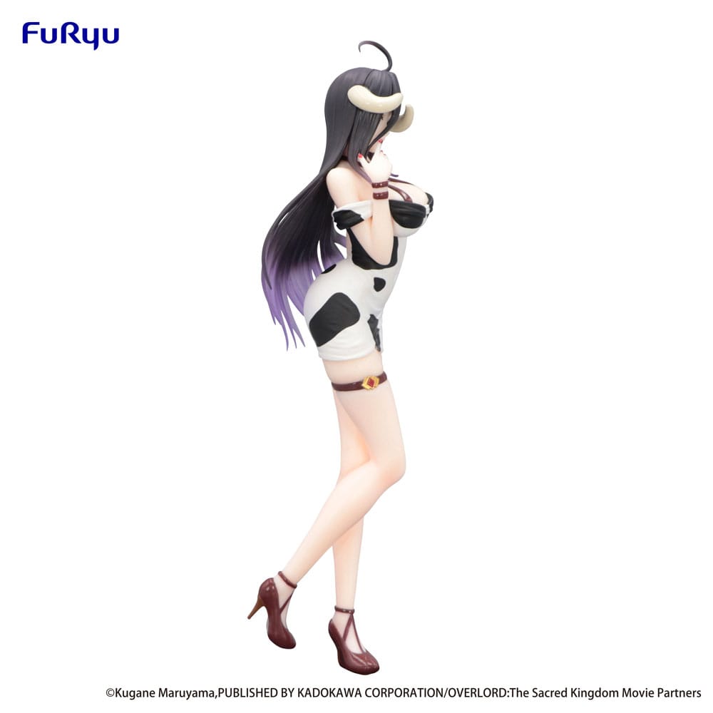 Overlord Trio-Try-iT PVC Statue Albedo Mini Dress Cow Pattern Ver. 21 cm Prizefiguren Yokina