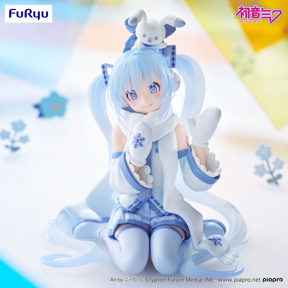 Hatsune Miku Noodle Stopper PVC Statue Snow Miku Sky Town 10th Ver. 15 cm Prizefiguren Yokina