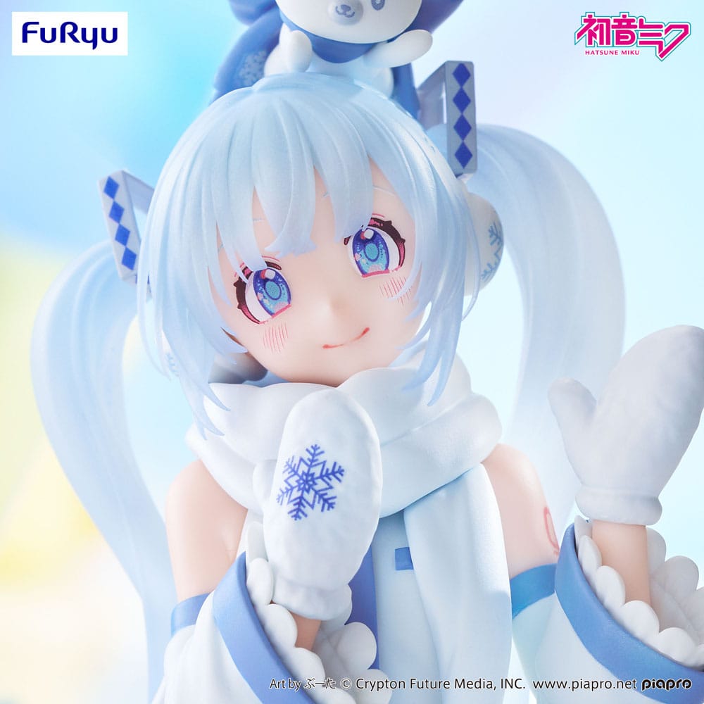 Hatsune Miku Noodle Stopper PVC Statue Snow Miku Sky Town 10th Ver. 15 cm Prizefiguren Yokina