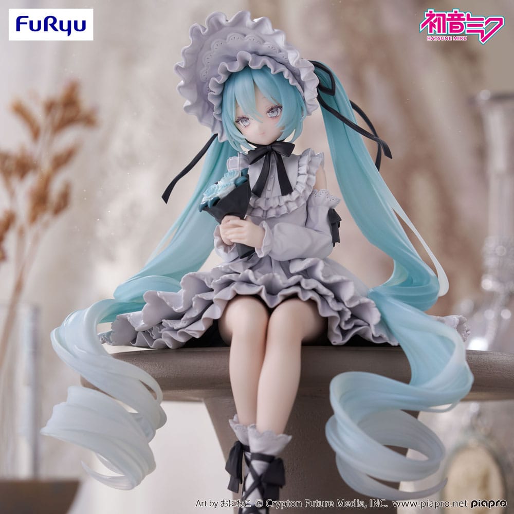 Hatsune Miku Noodle Stopper PVC Statue Vintage Doll Style 15 cm Prizefiguren Yokina