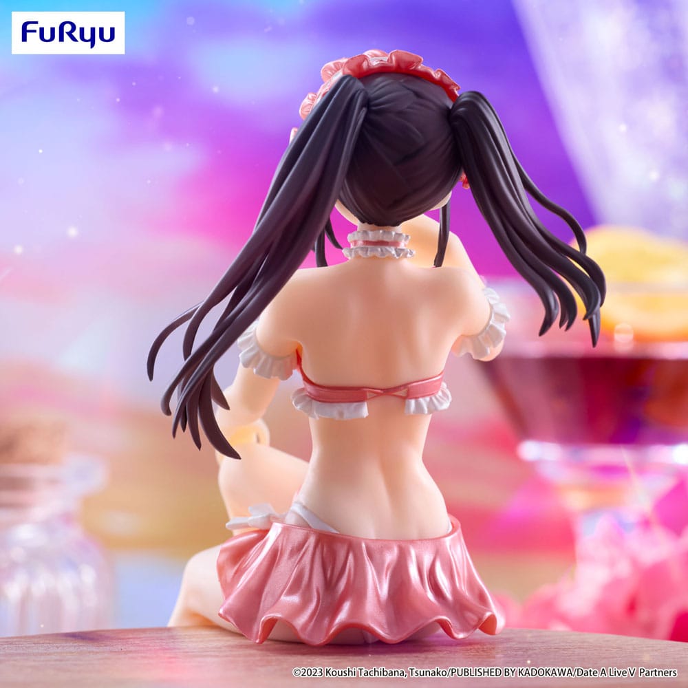 Date A Live V Noodle Stopper PVC Statue Kurumi Tokisaki Swimsuit Pastel Red Color Ver. 15 cm Prizefiguren Yokina