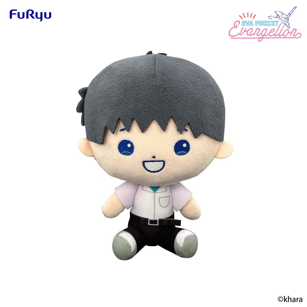 Neon Genesis Evangelion Eva Pocket Plüschfigur Shinji 17 cm Plüschtier Yokina
