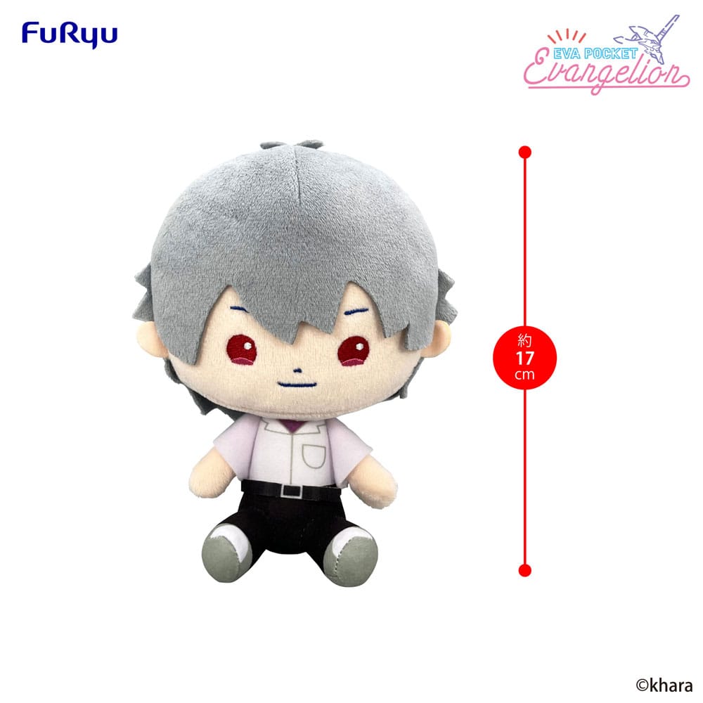 Neon Genesis Evangelion Eva Pocket Plüschfigur Kaworu 17 cm Plüschtier Yokina