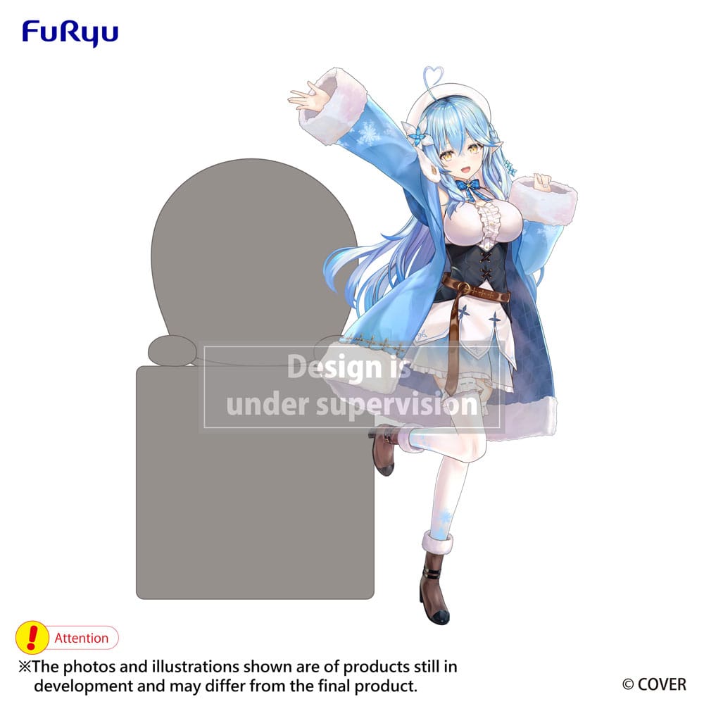 Hololive Production Hikkake PVC Statue Yukihana Lamy 10 cm Minifiguren Yokina
