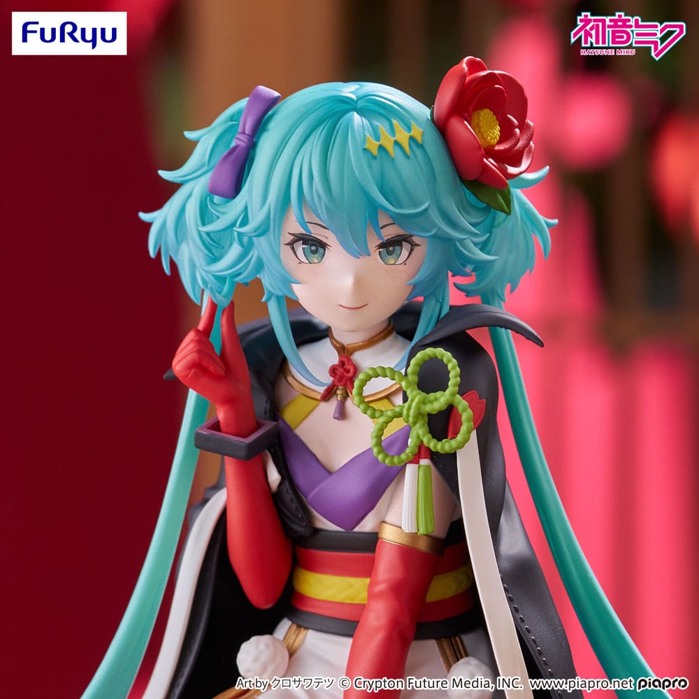 Hatsune Miku Noodle Stopper PVC Statue Flower Fairy Camellia 15 cm Prizefiguren Yokina