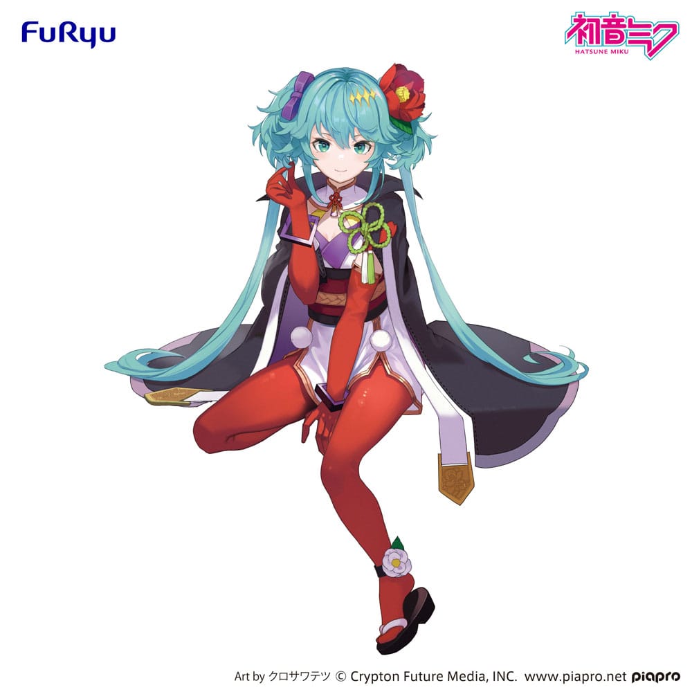 Hatsune Miku Noodle Stopper PVC Statue Flower Fairy Camellia 15 cm Prizefiguren Yokina