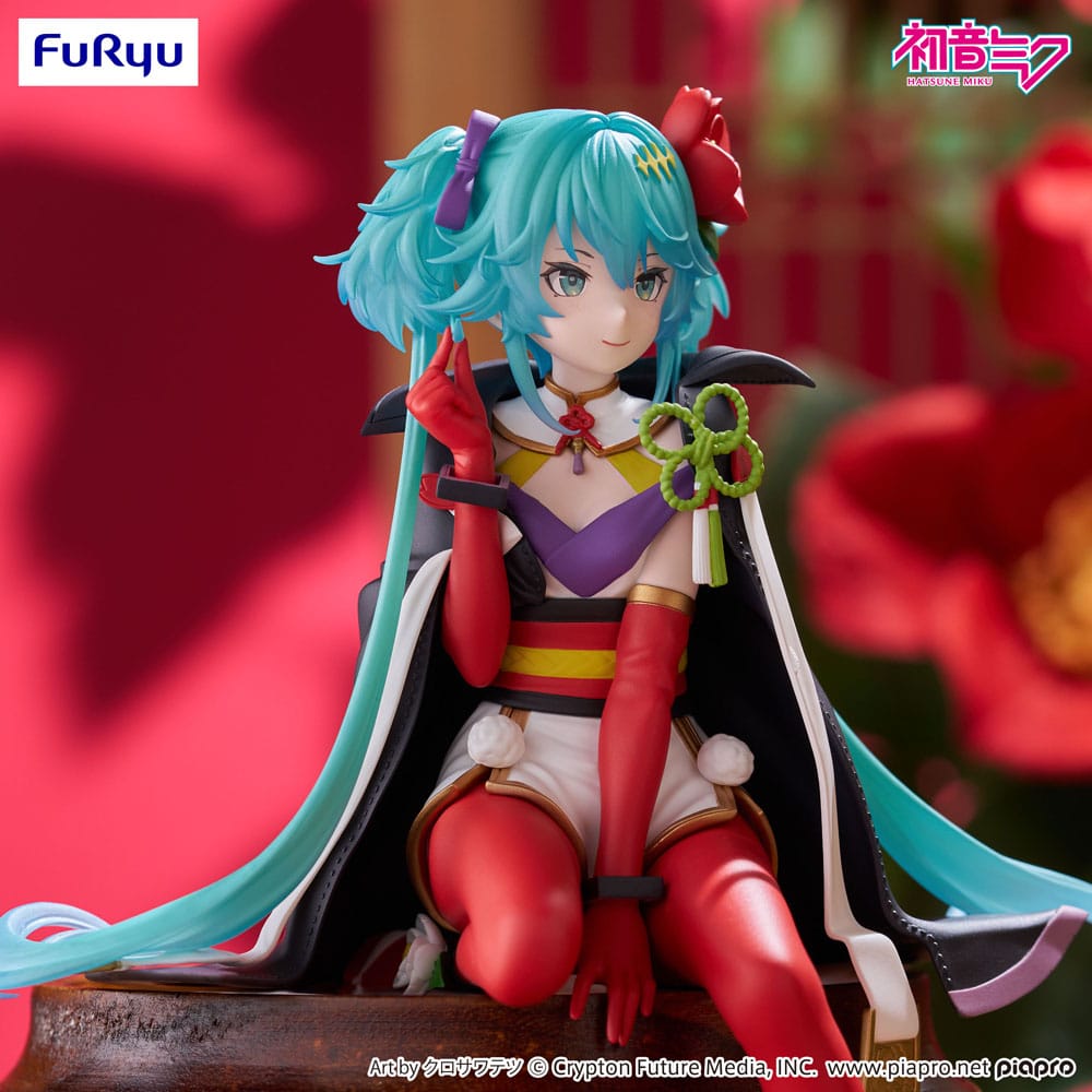Hatsune Miku Noodle Stopper PVC Statue Flower Fairy Camellia 15 cm Prizefiguren Yokina