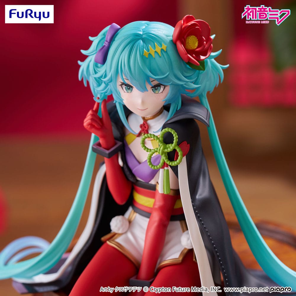 Hatsune Miku Noodle Stopper PVC Statue Flower Fairy Camellia 15 cm Prizefiguren Yokina