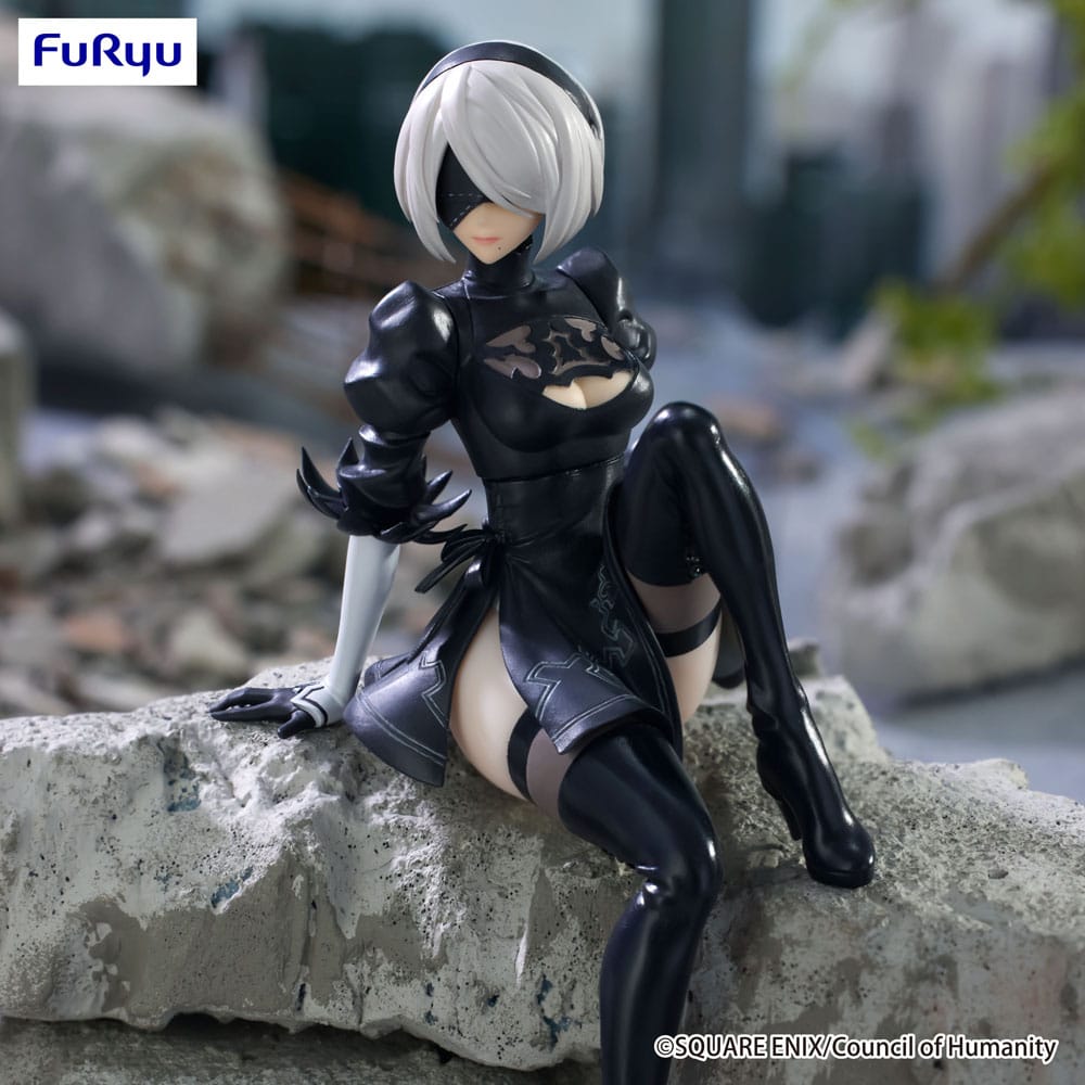NieR:Automata Ver1.1a Noodle Stopper PVC Statue YoRHa No.2 Type B 13 cm Prizefiguren Yokina