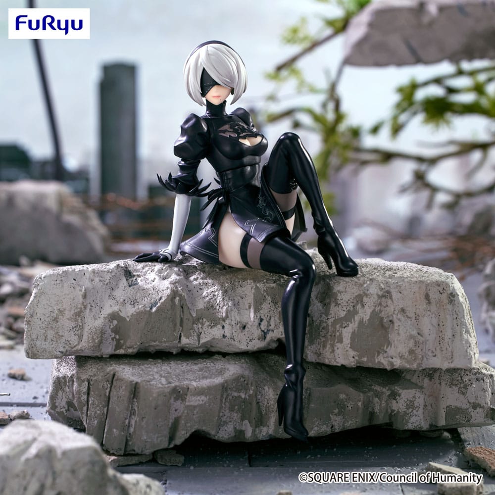 NieR:Automata Ver1.1a Noodle Stopper PVC Statue YoRHa No.2 Type B 13 cm Prizefiguren Yokina