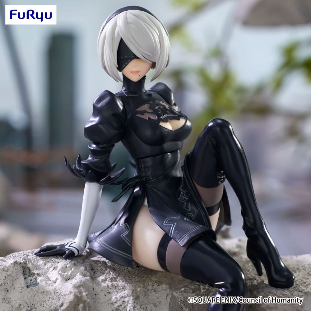 NieR:Automata Ver1.1a Noodle Stopper PVC Statue YoRHa No.2 Type B 13 cm Prizefiguren Yokina