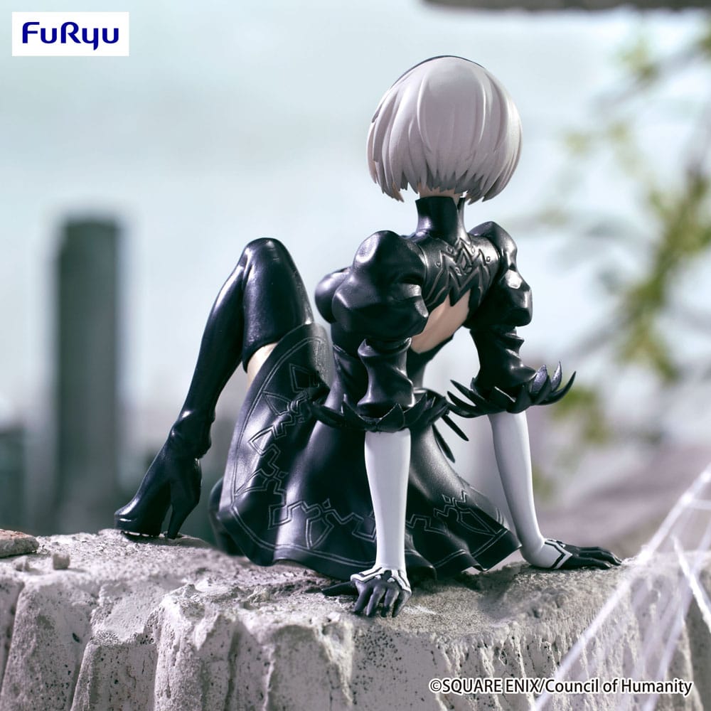 NieR:Automata Ver1.1a Noodle Stopper PVC Statue YoRHa No.2 Type B 13 cm Prizefiguren Yokina