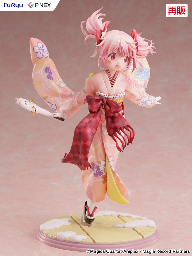 Puella Magi Madoka Magica Side Story Magia Record PVC Statue 1/7 Madoka Kaname Kimono Ver. 22 cm Scalefiguren Yokina