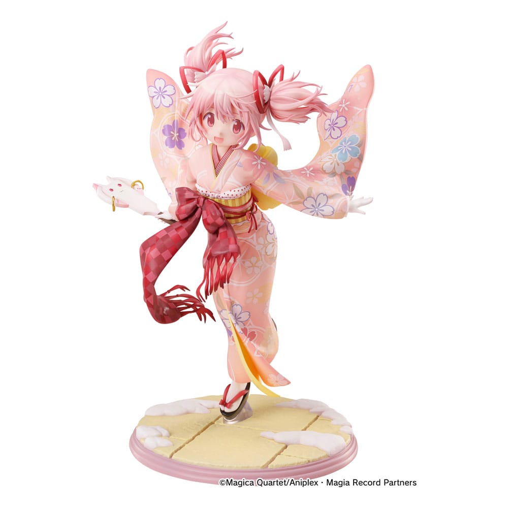 Puella Magi Madoka Magica Side Story Magia Record PVC Statue 1/7 Madoka Kaname Kimono Ver. 22 cm Scalefiguren Yokina
