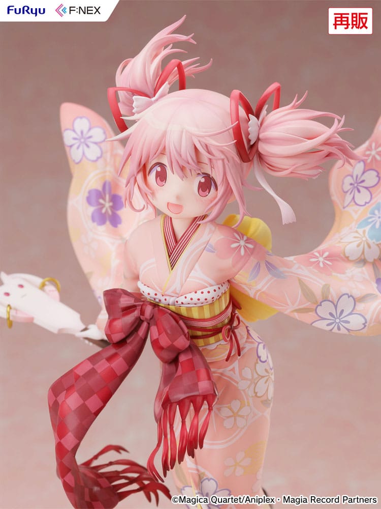 Puella Magi Madoka Magica Side Story Magia Record PVC Statue 1/7 Madoka Kaname Kimono Ver. 22 cm Scalefiguren Yokina