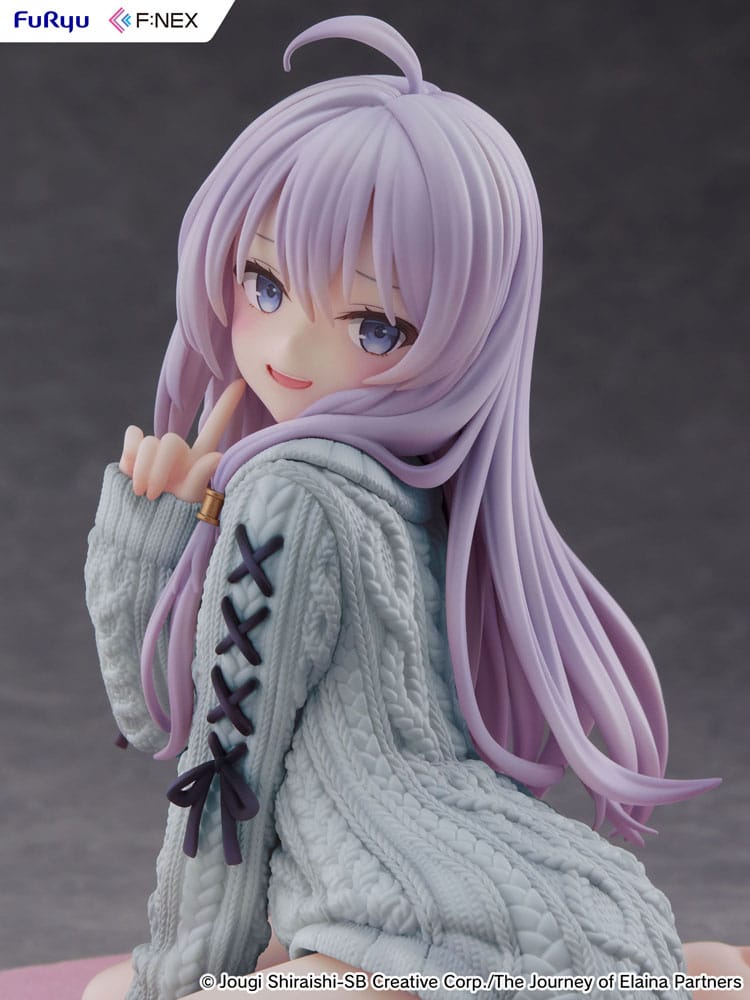 Wandering Witch: The Journey of Elaina 1/7 F:NEX PVC Statue Elaina knit Ver. 30 cm Scalefiguren Yokina