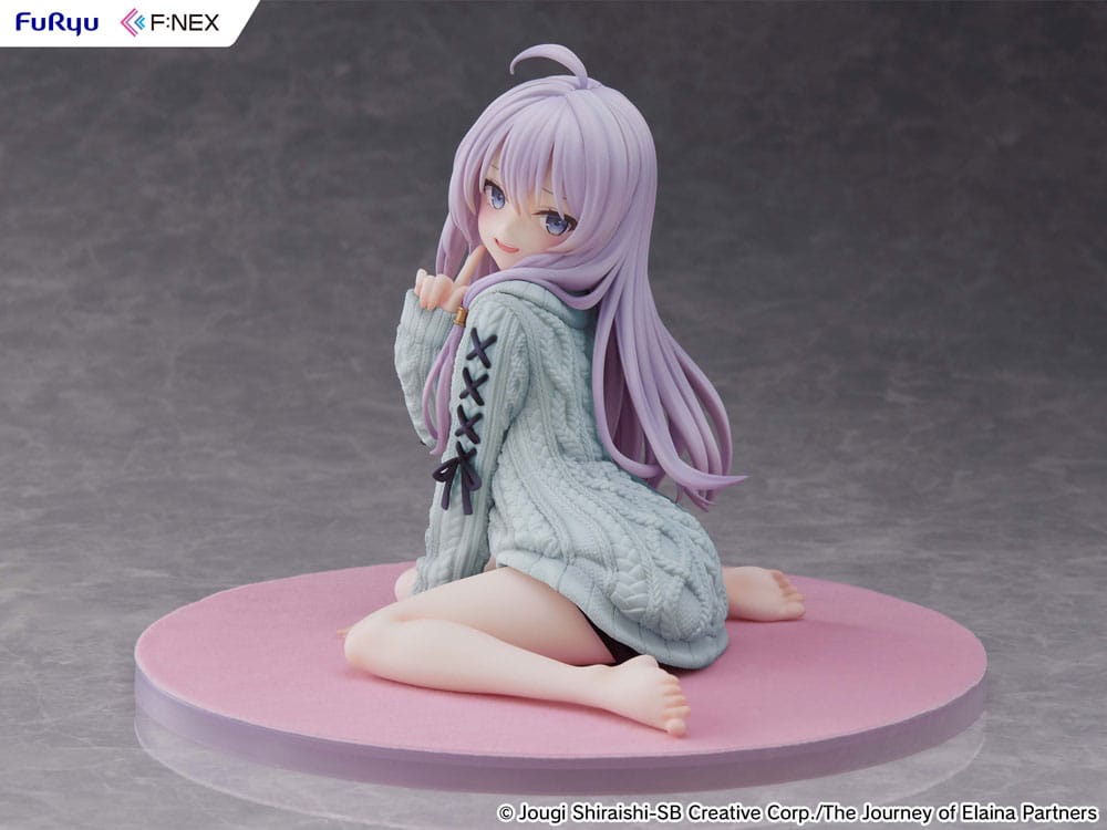 Wandering Witch: The Journey of Elaina 1/7 F:NEX PVC Statue Elaina knit Ver. 30 cm Scalefiguren Yokina