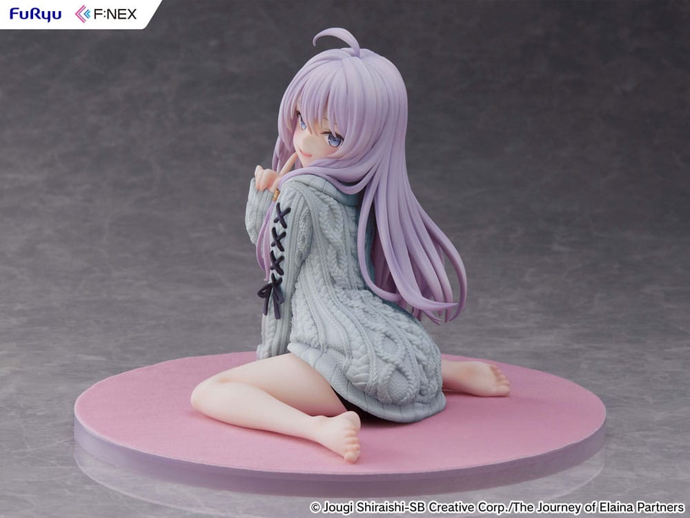 Wandering Witch: The Journey of Elaina 1/7 F:NEX PVC Statue Elaina knit Ver. 30 cm Scalefiguren Yokina