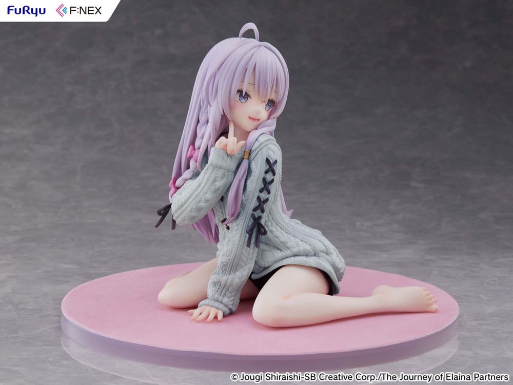 Wandering Witch: The Journey of Elaina 1/7 F:NEX PVC Statue Elaina knit Ver. 30 cm Scalefiguren Yokina
