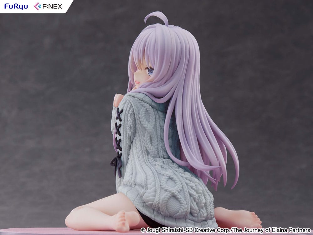 Wandering Witch: The Journey of Elaina 1/7 F:NEX PVC Statue Elaina knit Ver. 30 cm Scalefiguren Yokina