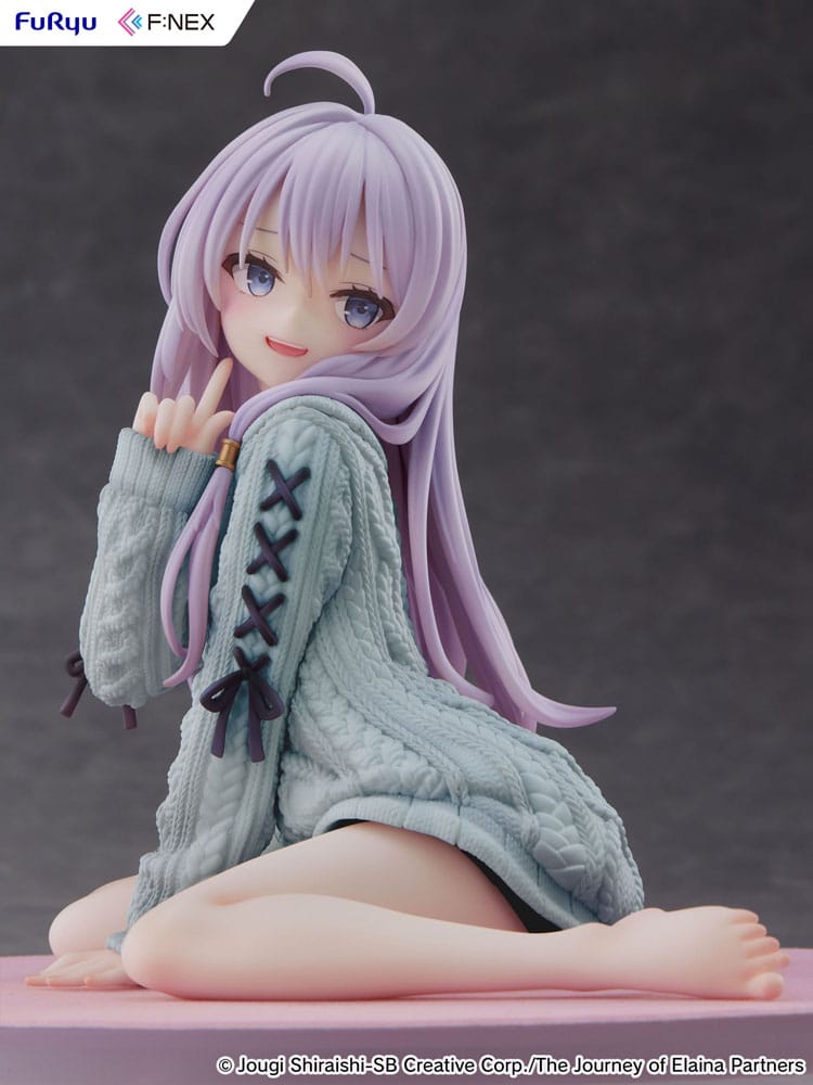 Wandering Witch: The Journey of Elaina 1/7 F:NEX PVC Statue Elaina knit Ver. 30 cm Scalefiguren Yokina