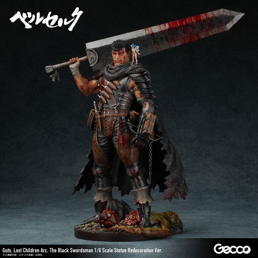 Berserk Statue 1/6 Guts Lost Children Arc The Black Swordsman Redecoration Ver. 38 cm Scalefiguren Yokina