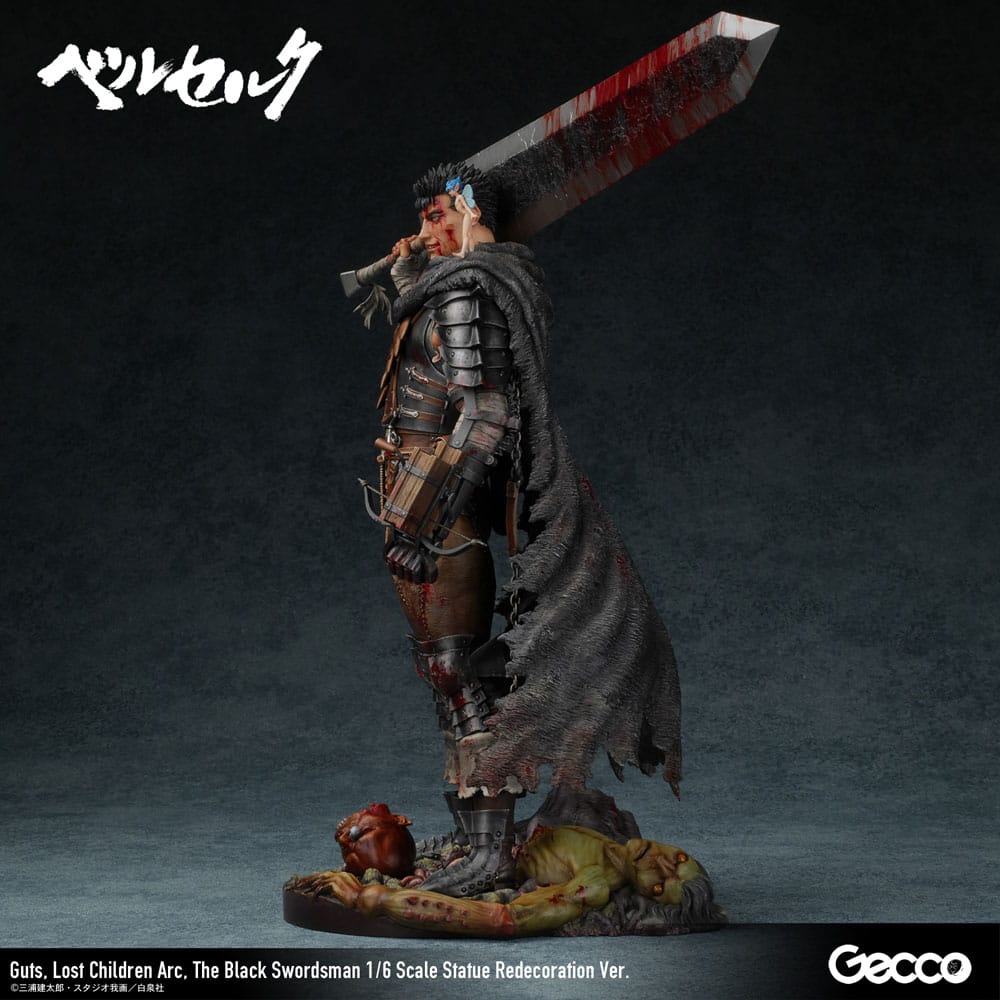 Berserk Statue 1/6 Guts Lost Children Arc The Black Swordsman Redecoration Ver. 38 cm Scalefiguren Yokina