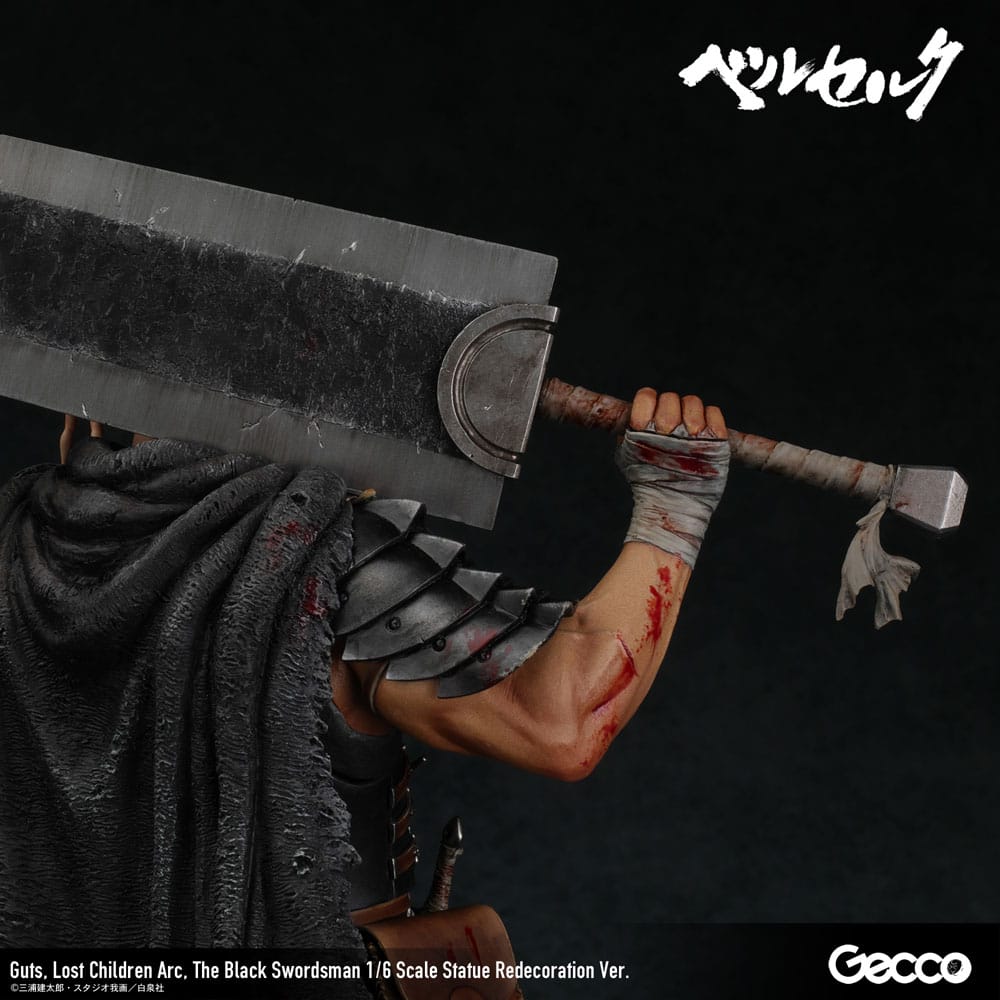Berserk Statue 1/6 Guts Lost Children Arc The Black Swordsman Redecoration Ver. 38 cm Scalefiguren Yokina