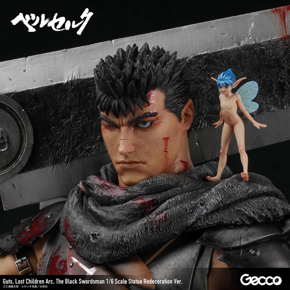 Berserk Statue 1/6 Guts Lost Children Arc The Black Swordsman Redecoration Ver. 38 cm Scalefiguren Yokina