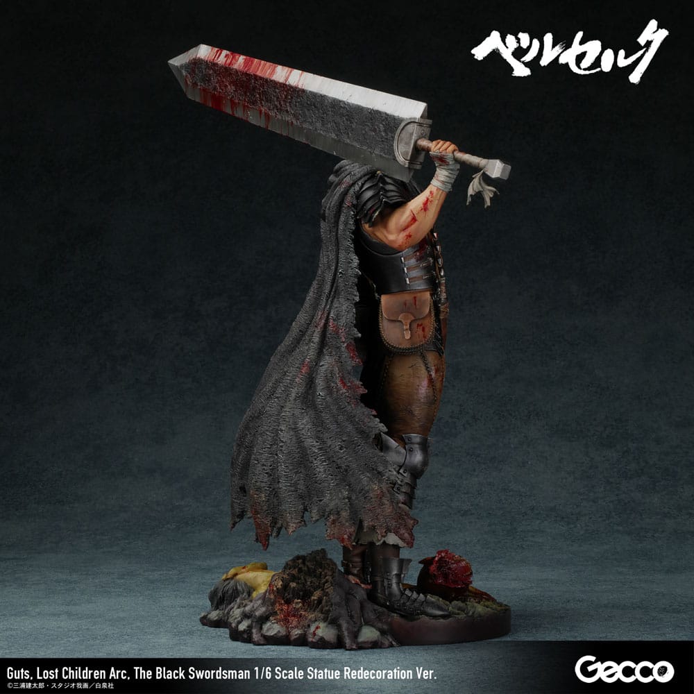 Berserk Statue 1/6 Guts Lost Children Arc The Black Swordsman Redecoration Ver. 38 cm Scalefiguren Yokina