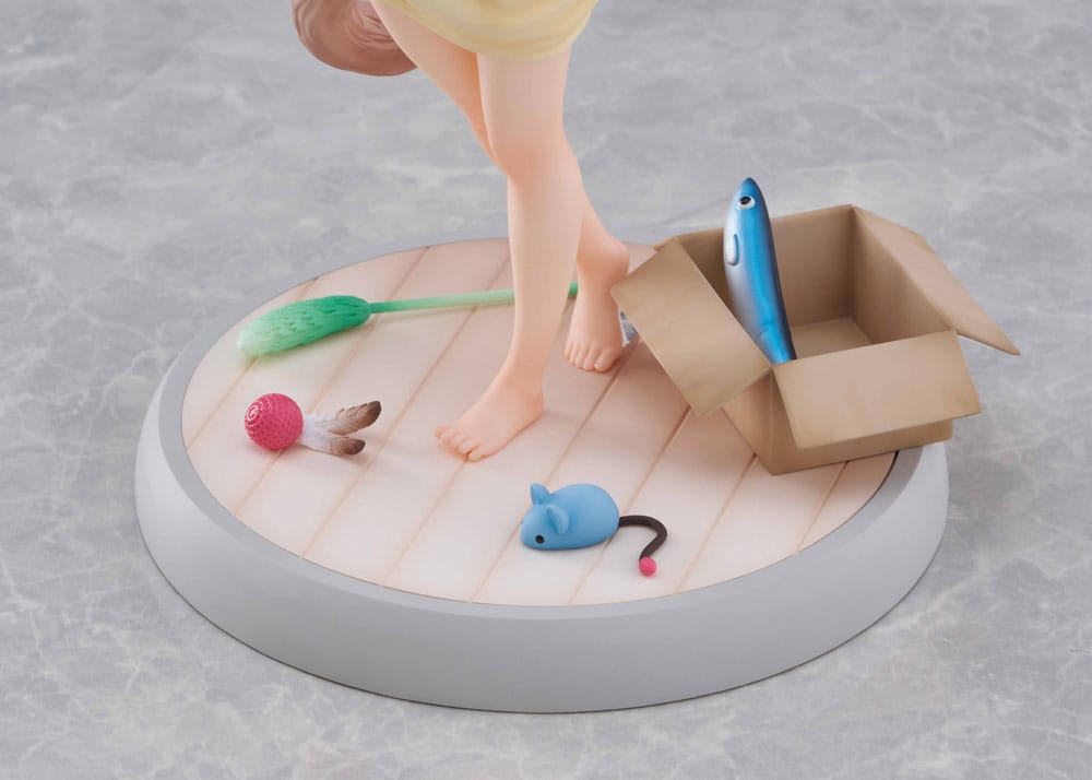 My Cat Is a Kawaii Girl Statue 1/6 Kinako Play With Ver. AmiAmi Limited Edition 21 cm Scalefiguren Yokina