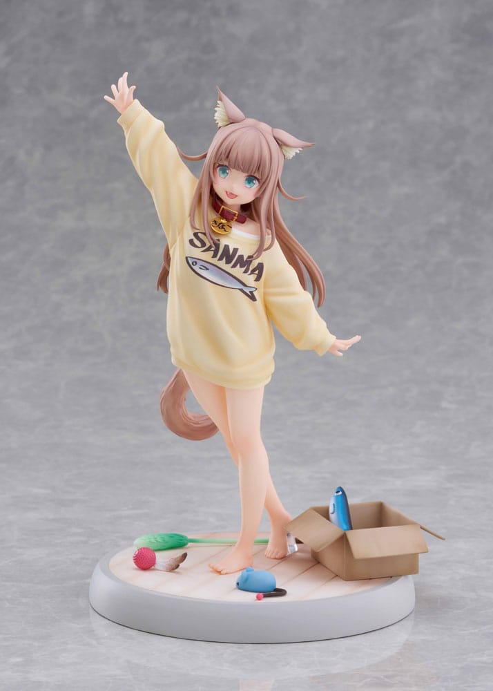 My Cat Is a Kawaii Girl Statue 1/6 Kinako Play With Ver. AmiAmi Limited Edition 21 cm Scalefiguren Yokina