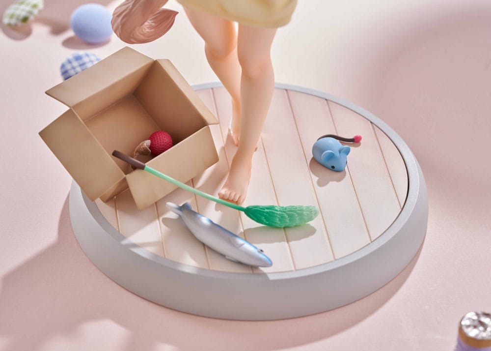 My Cat Is a Kawaii Girl Statue 1/6 Kinako Play With Ver. AmiAmi Limited Edition 21 cm Scalefiguren Yokina