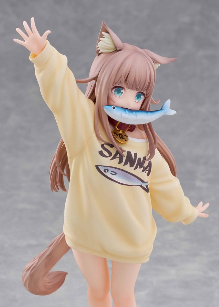 My Cat Is a Kawaii Girl Statue 1/6 Kinako Play With Ver. AmiAmi Limited Edition 21 cm Scalefiguren Yokina