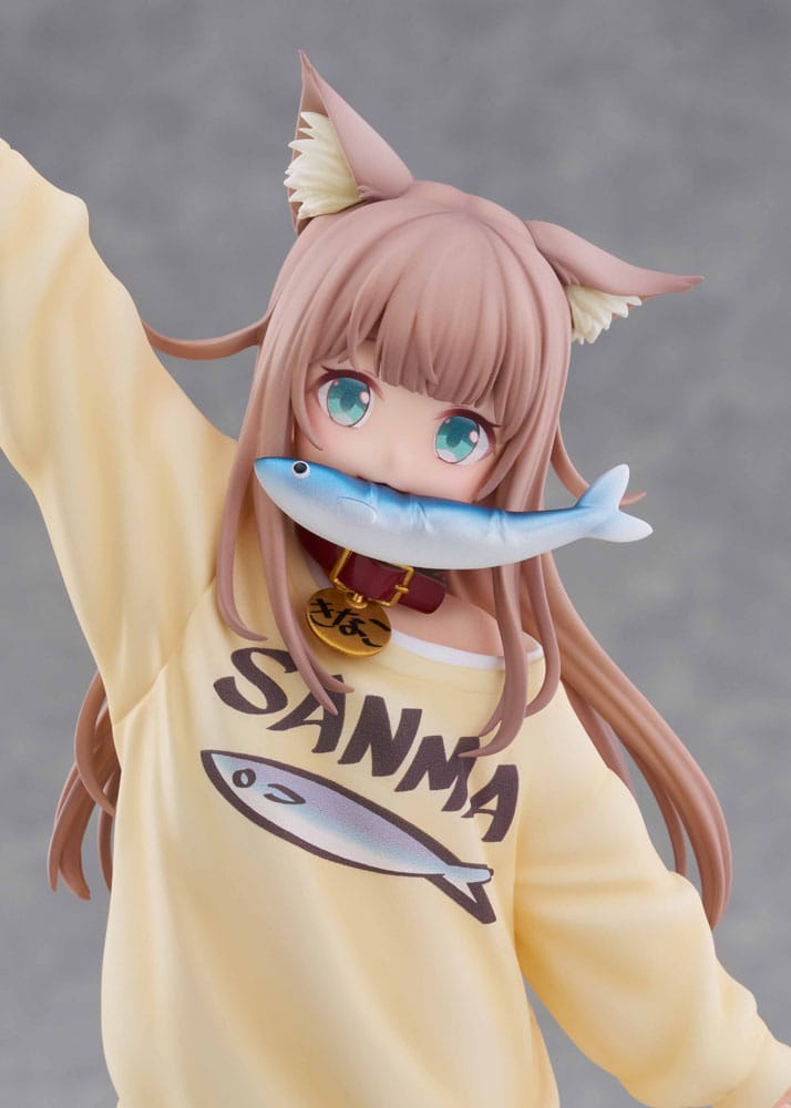 My Cat Is a Kawaii Girl Statue 1/6 Kinako Play With Ver. AmiAmi Limited Edition 21 cm Scalefiguren Yokina