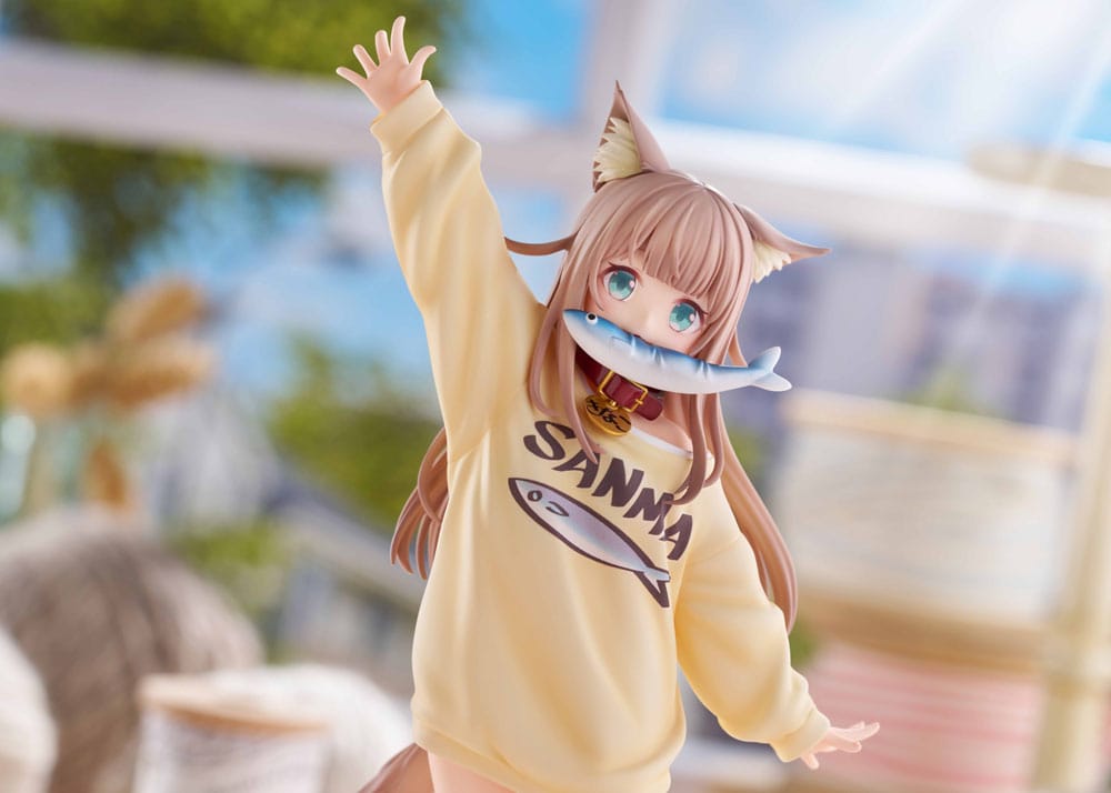 My Cat Is a Kawaii Girl Statue 1/6 Kinako Play With Ver. AmiAmi Limited Edition 21 cm Scalefiguren Yokina