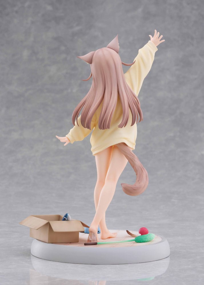 My Cat Is a Kawaii Girl Statue 1/6 Kinako Play With Ver. AmiAmi Limited Edition 21 cm Scalefiguren Yokina