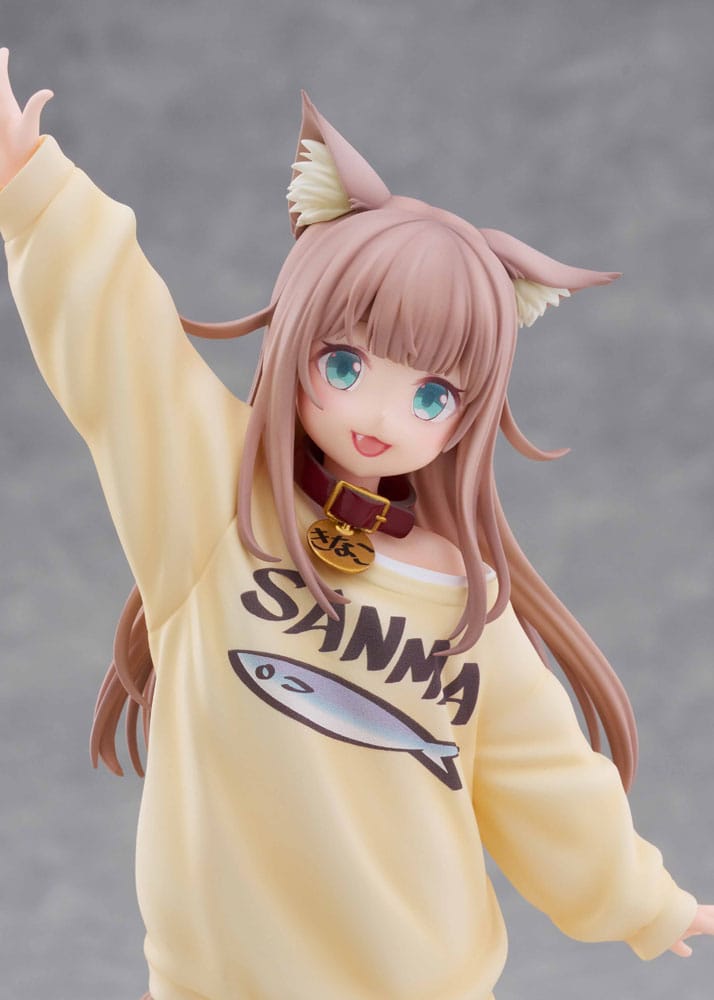 My Cat Is a Kawaii Girl Statue 1/6 Kinako Play With Ver. AmiAmi Limited Edition 21 cm Scalefiguren Yokina